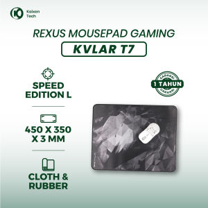 Rexus Mouse Pad Kvlar T7 – 44cm Speed Edition Gaming Alas Mouse Speed Micro-Texture