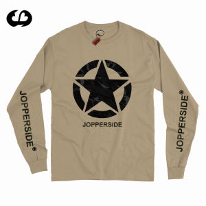 Jopperside kaos lengan panjang pria katun combed distro premium TL35 stars