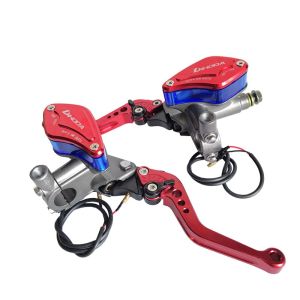 Phổ 6 Điều chỉnh cần gạt ly hợp thủy lực Cụm bơm phanh xi lanh chính đua xe máy đối với Honda Yamaha Kawasaki