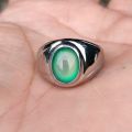 CINCIN BATU AKIK AURORA COLOR CHANGE BY TEMPERATUR MINIMALIS. 