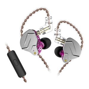 KZ ZS10 PRO X/ZSN PRO in Ear Monitor4BA+1DD 5 Drivers IEM Earphones HiFi in Ear Headphones with Alloy Faceplace Detachable Cable for Gaming Audiophile Musician DJ Stage Earbuds (With Mic)