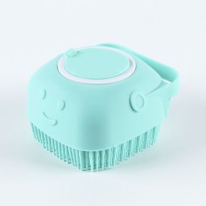 {Ready Stock} Pet Bath Brush Silicone Shower Soft Cleaning Massage Bath Supplies
