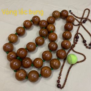 Vòng Lắc Eo Hạt Gỗ Hương Cao Cấp Hạt 6cm ( video  hình thật )