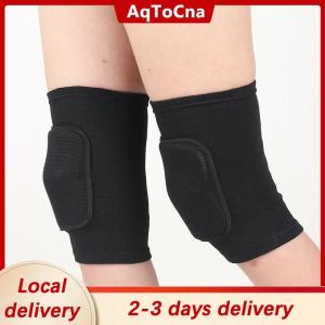 [COD] AqToCna Ship within 24 hours Sports Compression Knee Pads Elastic Knee Protector Thickened Sponge Knee Brace Support For Dancing Workout Training Yoga