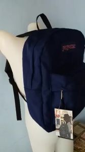 JANSPORT BACKPACK/NAVY BLUE/SUPERBREAK/WITH LAPTOP COMPARTMENT E