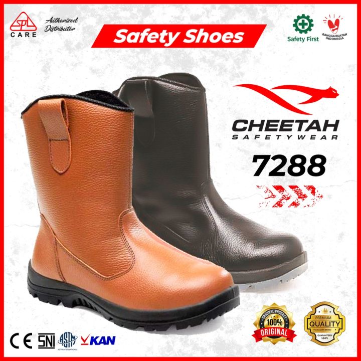 Sepatu safety sales anti air