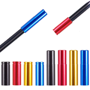 10Pcs Colorful Aluminum Alloy Bike Cable Crimp Ends Tips Shifter Bike Cable End Caps Bicycles Brake Cable End Crimps Set