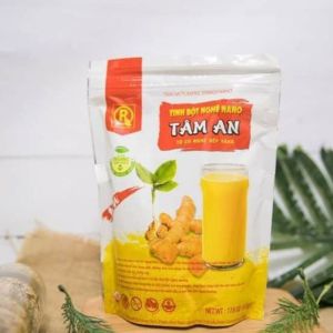 Tinh Bột Nghệ Nano curcumin Tâm An Nguyên Chất Hổ Trợ Đẹp Da I Tốt Cho Phụ Nữ Sau Sinh I Viêm Loét Dạ Dày (Bịch 500g)