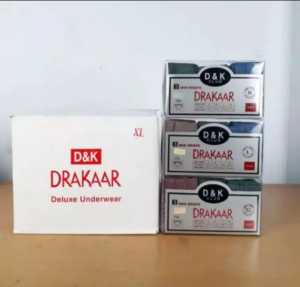 3pcs Celana Dalam Pria Dewasa DRAKAAR Mika Standar Dan BIG SIZE /JUMBO