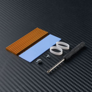 X068 ฮีทซิงค์ซิลิโคนแผ่นความร้อน M.2 NVMe โซลิดสเตตไดรฟ์ SSD พร้อมส่ง