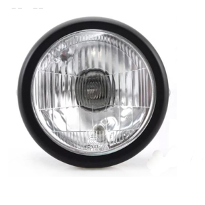 6.5 Inch Retro Motorcycle Headlight LED Fog Light Hi Lo Beam Universal Cafe Racer Bike Lamp