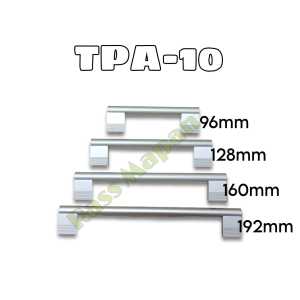 1PCS Handle Aluminium Pegangan Tarikan Laci Lemari Mebel Kitchen Set Huben TPA 10 Anodize ELCO