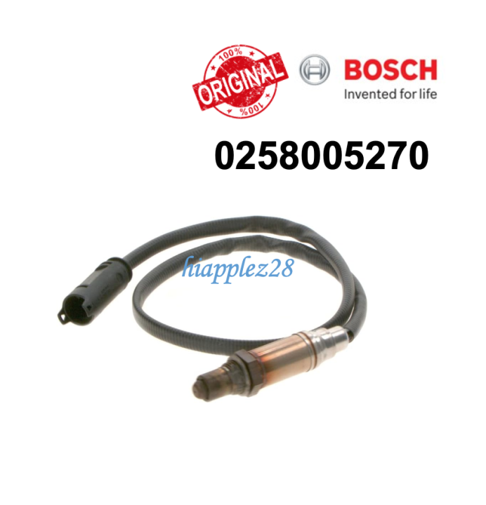 Bosch Originele Onderdeel Zuurstofsensor Uitlaat Stecker Für Bosch 0258007351 Lambdasonde LSU 4.2 Crimp / 6 Polig VAG AUDI VW ECU Sensor Lambdasonde Voor Emissiebeheer