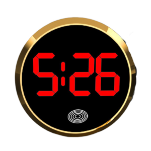 STARRY Touch-Activated Car Dashboard Clock Mini LED Time Display Digital Clock Desk Electronic Clock Mute LED Electronic Watch For Car Boat Bike Truck