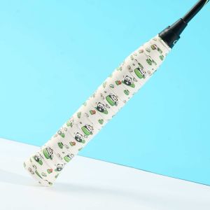 MIRELINA PU Badminton Handle Wrap Tape 1.2M Cartoon Badminton Racket Grips Wrap Sweat-Absorbent Fishing Rod Sweatband Outdoor Sports