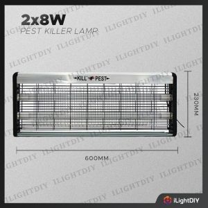 <LED ENERGY SAVER> IWACHI 2x4W / 2x8W LED PEST/INSECT KILLER LAMP