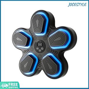 Smart Music Boxing Training Machine Bluetooth-Compatible Electronic Wall Hanging Target Self-Adhesive Boxing Practice Punching Pad for Boxing Sports Agility Reaction