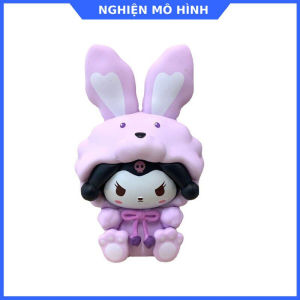 Mô hình 6 nhân vật Kuromi My Melody Purin Pochacco Cinnamoroll Hello Kitty Sanrio dễ thương