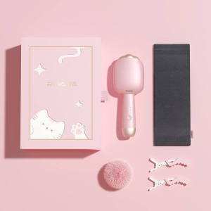 Xiaomi Riwa โรลไข่32มม.เครื่องม้วนผมอุ้งเท้าแมวน่ารักม้วนผมขนสัตว์หนานุ่มแท่งดัดผมของผู้หญิงสเตอริโอต่อต้านลวกสิ่งประดิษฐ์