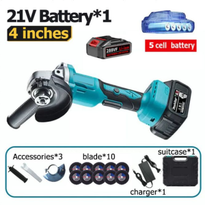 Cordless angle grinder cutting discs and polishing machines brushless metal cutting machines rechargeable polishing and grinding tool sets brushless rechargeable heavy-duty cutting and grinding machines.