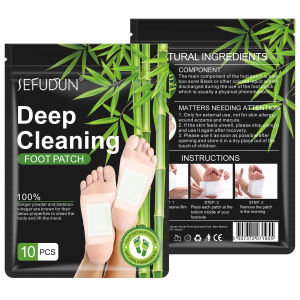 SEFUDUN Foot Mask Bamboo Vinegar Foot Patch For Sleep/Detox And /Relieves Fatigue/Foot Care For Adults/Easy Home Use