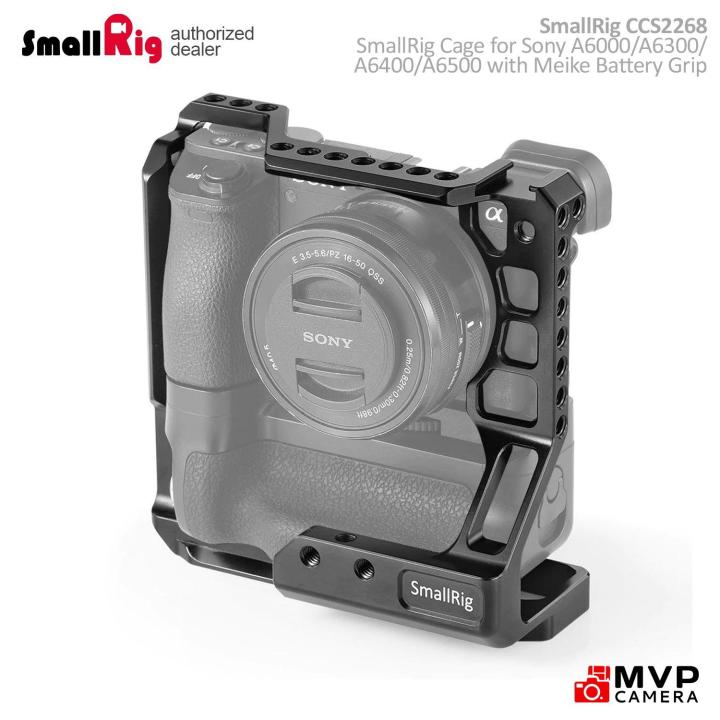 SMALLRIG Cage for Sony A6000/A6300/A6400/A6500 with Meike MK-A6300