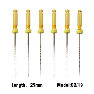 COXO SC PRO 10PCS Dental Root Canal File Heat-Activated Rotary Nitinol Tooth Pulp Files Thermally Activated Nickel-Titanium