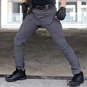 Mens IX7/IX9 6-Pocket Tactical Cargo Pants Original Thin & Lightweight Waterproof & Quick-Drying for Hiking Camping & Outdoor