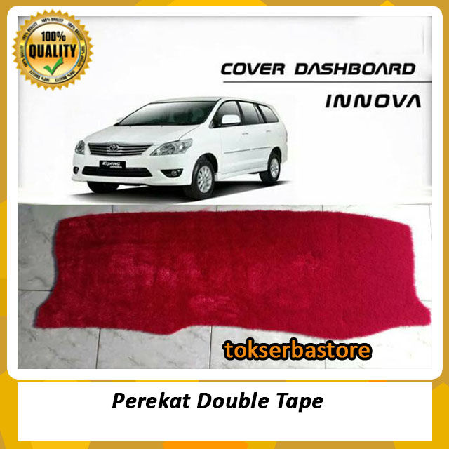 Cover Dashboard Mobil INNOVA lama 2004 2015 Bulu Rasfur Interior