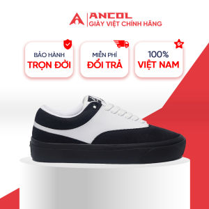 {Siêu cuối tháng} Giày sneaker thời trang Ancol Heron Stone cho Nam Nữ Size 36-43Vải xéo canvas loại 1 đế cao su Đế Bằng êm chân thoáng khí.