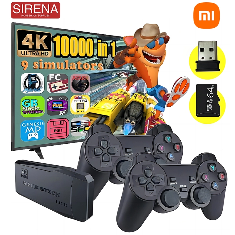 Genuine-100%-M8-game-stick-4K-gd10plus-wireless-video-game-console-with-20000-retro-portable-game-console-50-emulators-for-NDS-PSP-PS1-N64