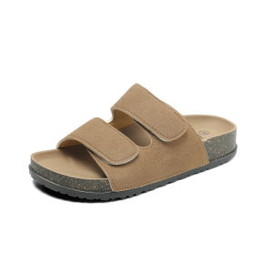 MIA Sandals for Women Double Strap Adjustable Buckle Non-Slip Flat Beach Slippers