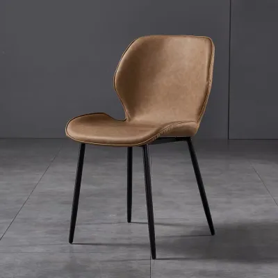 French slate dining table Nordic modern minimalist small apartment oval luxury household table and chair combination French dining table