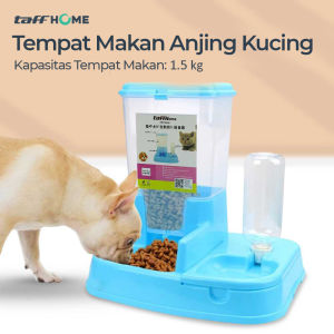 TaffHOME Tempat Makan Anjing Kucing Pet Food Dispenser