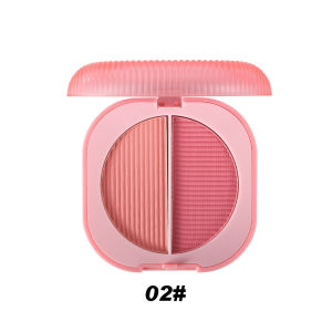 [COD] s.f.r Two-tone blush natural youthful look non-flying powder brightening cute pink shades girlish blush