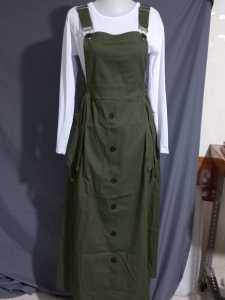 Gamis Overall / Gamis Tanggung + Inner Twill Stretch Premium