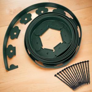 【Winnereco】 Garden Landscape Edging 10M No Dig Lawn Border Kit with 30 Spikes for Beautiful Garden Borders