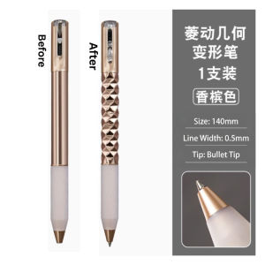 Geometric Deformation Pen Press Decompression Gel Pen Student Stationery