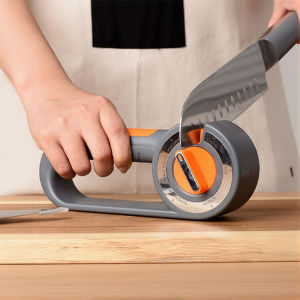 KINGREADY Home Knife Sharpener 6 Stage Professional Kitchen Sharpening Stone Scissors Grinder Knives