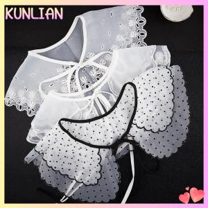 [KUNLIAN] Phụ nữ ren giả cổ áo đám mây Vai Giả Áo sơ mi có thể tháo rời cổ áo vòng cổ