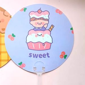 พัดมือ พัดพลาสติกมือลายการ์ตูนแบบพกพา เลือกลายได้