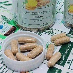 Halia Ginger Capsules | Herbal Supplement Malaysia Pain Relief Digestion Slimming Anti-Inflammation