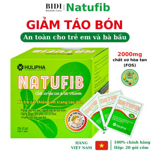 Natufib Giảm Táo Bón Bổ Sung Chất Xơ Hòa Tan Và Vitamin Giúp Nhuận Tràng Cải Thiện Hệ Vi Sinh Đường Ruột Cho Bé
