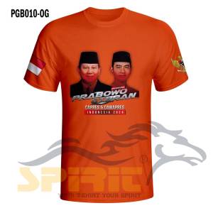 Baju Kaos Prabowo-Gibran Capres Cawapres Kaos Prabowo-Gibran Lengan Pendek Katun Premium Distro
