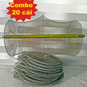 Combo 20 Lờ Cá Lóc Cải Tiến Vành Kẽm 30x52cm