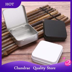[Chandrae] Ministar กล่องดีบุกโลหะขนาดเล็กกล่องใส่เหรียญเครื่องประดับแบบพับได้พร้อมฝาปิด