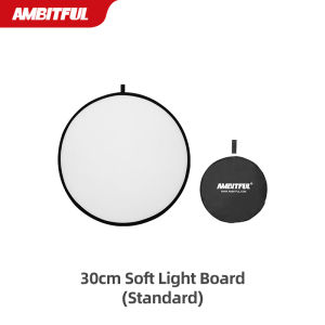 AMBITFUL 80x120cm / 100x150cm / 150 x 200cm Transparent Reflector Portable oval Softlight Reflector Board For Photography