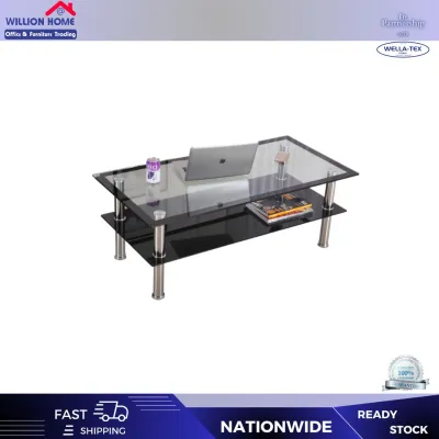 NATALIA CENTER TABLE (BLACK & FROSTY WHITE) - WILLION HOME & OFFICE FURNITURE