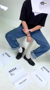 ADDA รุ่น 17601M1 (ไซส์ 7-10) รองเท้าแตะลำลองผู้ชายแบบสวม รองเท้าหุ้มส้น