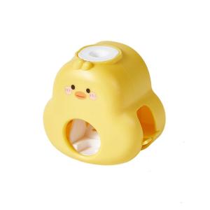 Tự động Báo Chí hộp đựng kem đánh răng treo tường dễ thương thiết kế hình vịt tiết kiệm không gian dụng cụ phòng tắm giá để bàn chải đánh răng giá